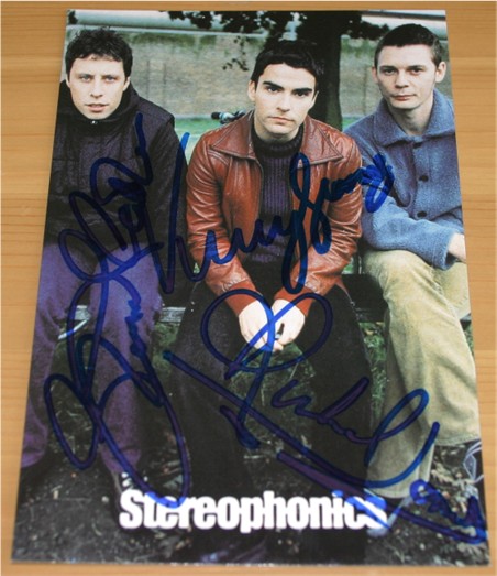 GROUP SIGNED 6 x 4 INCH PROMO CARD