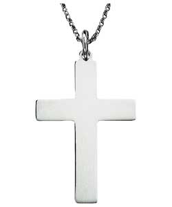 Sterling Silver 1/4 oz Gents Cross Pendant