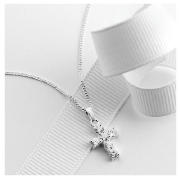 Sterling Silver Cubic Zirconia Cross