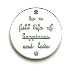 Sterling Silver Happiness Token
