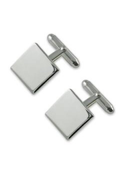 Sterling Silver Square Cufflinks