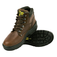 Brown D-Ring Hiker Boots Size 9