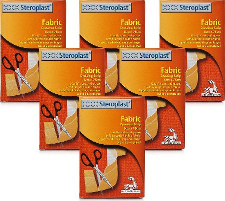 Steroplast, 2102[^]0106411 Fabric Dressing Strip - 6 Pack