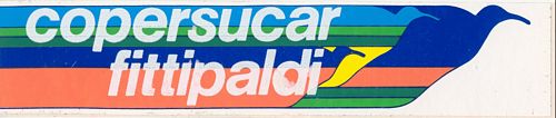 Stickers and Patches Copersucar Fittipaldi Sticker (24cm x 5cm)