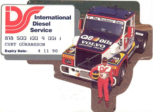 Stickers and Patches DS International Diesel Service 1990 (20cm x 16cm)