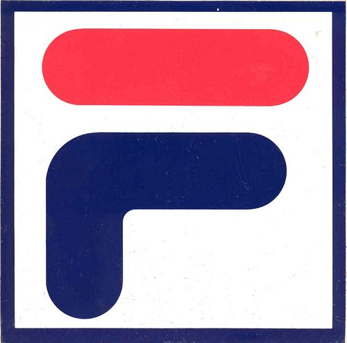 Fila Full Logo Sticker (15cm x 15cm)