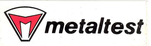 Metaltest Logo Sticker (12cm x 4cm)