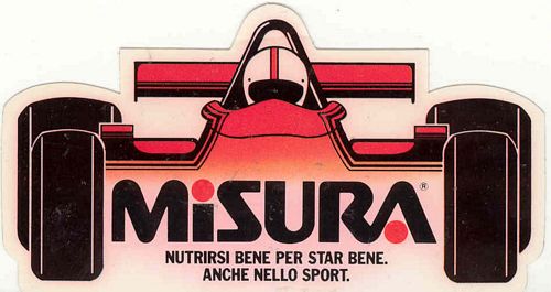 Misura Car Front Profile Sticker (12cm x 7cm)