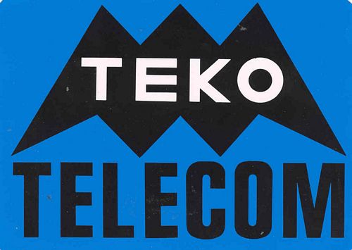 Teko Telecom Logo Sticker (15cm x 11cm)
