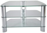 STUK 2003 - Clear Glass LCD and Plasma TV Stand