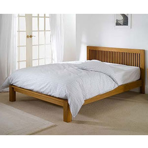 Dreamworks Beds Kobe 4FT 6`Double Wooden Bedstead