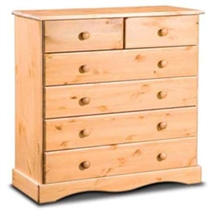 Solid Pine 4 2 Drawer Chest