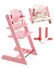 Stokke Tripp Trapp Trend Highchair Pink inc Pack 76