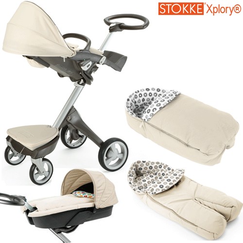Stokke Xplory Package 5 - Pushchair Carrycot Sleeping