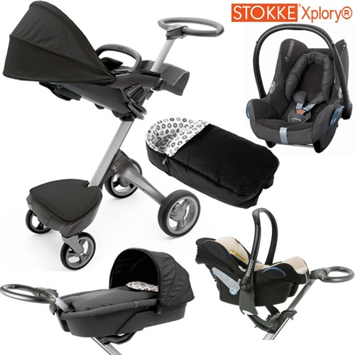 Stokke Xplory Package 6 - Pushchair Carrycot Sleeping