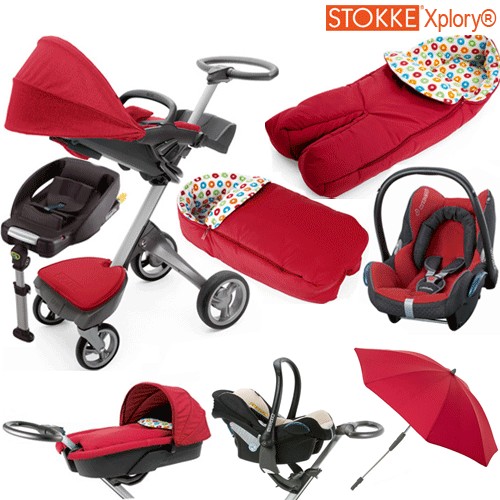 Stokke Xplory Package 8 - Pushchair Carrycot Sleeping
