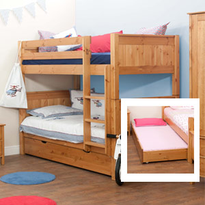 Stompa , Classic Kids, Honey Pine Bunk Bed With