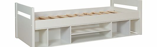 Stompa Uno Plus Storage Cabin Bedstead, White