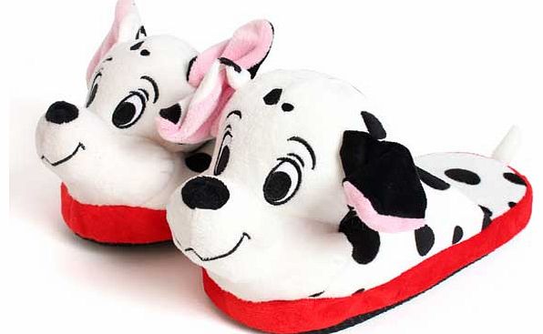 Black and White Dalmatian Slippers -