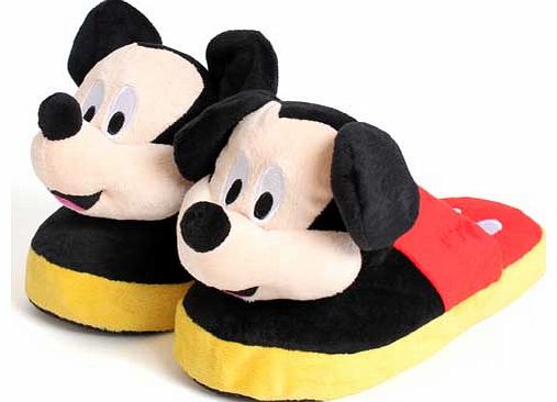 Mickey Mouse Slippers - Size Medium