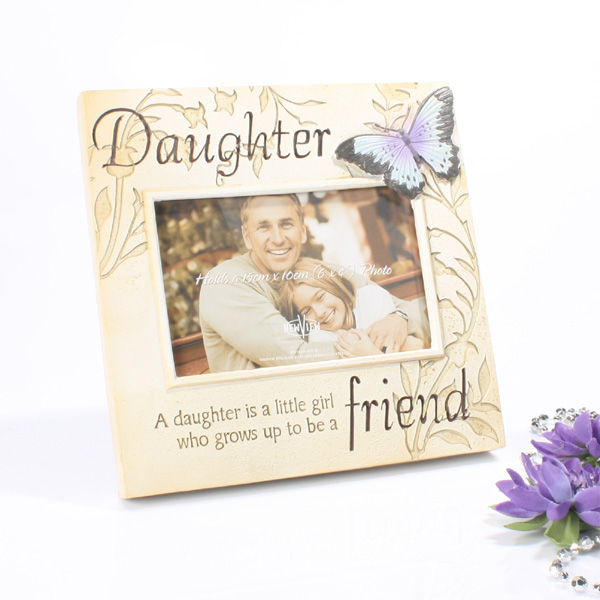 Stone Effect Photo Frame - Daughter