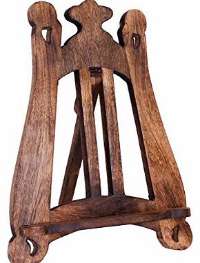 Christmas Gifts Engaging Hand Carved Wooden Book Reading Stand Holder Home Dcor Gift