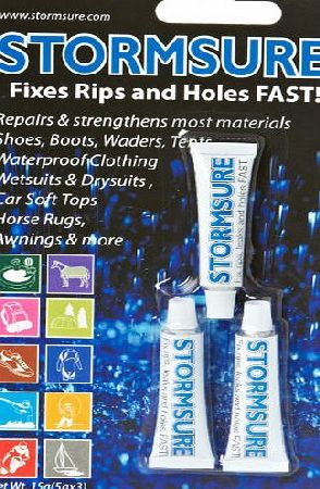 Stormsure Three Pack Blister Repair Kit - 5g