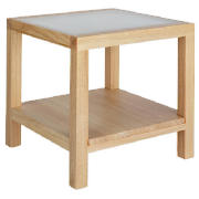 Stratford Side Table, Frosted Glass