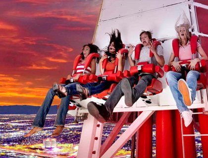 Stratosphere Tower Plus Two Thrill Rides