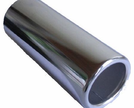 CHROME EXHAUST TAIL PIPE TIP UNIVERSAL 80MM