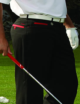 Golf Mijas Trousers Black/Red