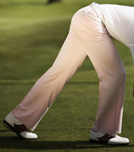 Golf Trousers Polensa 3 Pink/White