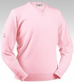 Stuburt Glenbrae Golf Lambswool Sweater Pink XL
