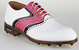 stuburt Golf DCC Classic Golf Shoe White/Pink