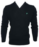 Lyle and Scott Green Eagle Knitted Sweater Black XL