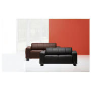 Studio Leather Sofa, Black