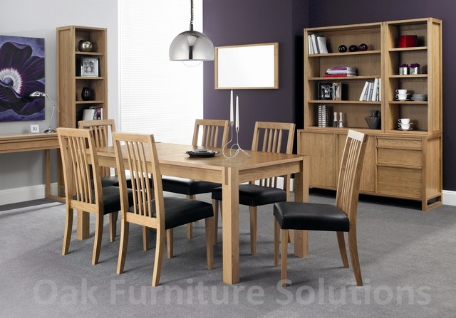 Oak 4-6 Centre Extension Dining Table  4