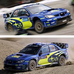 subaru Impreza WRC Twin Car Set - 2008 - #5 P.