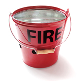 Fire Bucket Barbeque - portable fun and handy