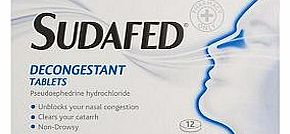 Sudafed Decongestant Tablets - 12 10033028