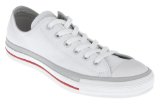 Converse Allstar Low Lthr Wht/gry/red Smu - 3 Uk