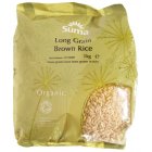 Suma Prepacks Organic Brown Long Grain Rice 1kg