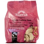 Suma Prepacks Organic Fairtrade Cashews 125g