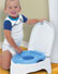 All in One Potty & Step Stool Blue
