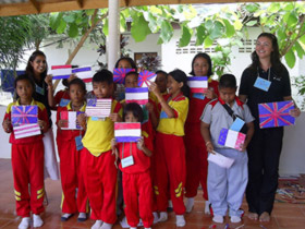 Summer camp in Thailand, teaching English