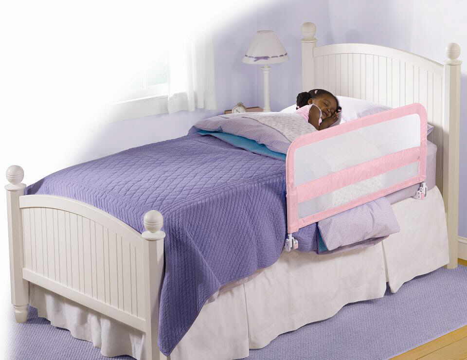 Sure and Secure Single Pink Bed Guard