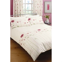 Summer Meadow Pink Quilt Cover Set King Size