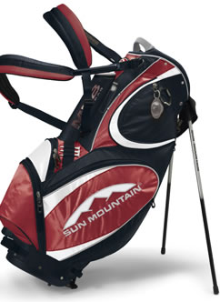 sun Mountain Golf MPB Stand Bag Black/Red