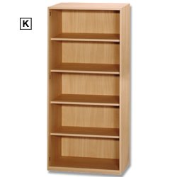Office Furniture High Bookcase - Beech 78W