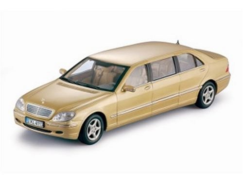 Mercedes-Benz S Class Pullman (Stretch Limo) in Gold (1:18 scale)